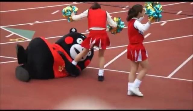 开云官网-萌萌萌！熊本熊观战日本联赛最后一个比赛日